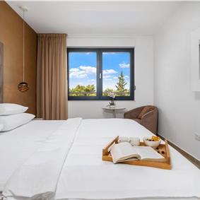 5 bedroom beachfront villa with heated pool near Omis, sleeps 9